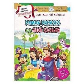 Pamuk Prenses ve Yedi Cüceler Çıkartmalı Peri-Masalları Parıltı Yayınları