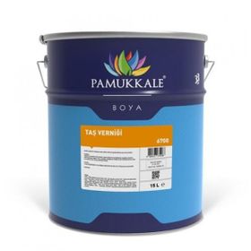 Pamukkale 15 lt Şeffaf Solvent Bazlı Doğal Taş Verniği