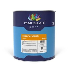 Pamukkale 15 lt Şeffaf Solvent Bazlı Doğal Taş Verniği