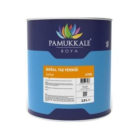 Pamukkale 15 lt Şeffaf Solvent Bazlı Doğal Taş Verniği