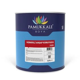 Pamukkale 2,5 lt Tik Ağacı Vernikli Ahşap Koruyucu Boya