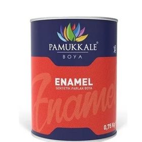 Pamukkale Enamel 8017 Koyu Kahve 0.75 kg Sentetik Boya