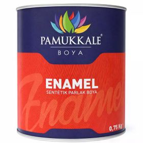 Pamukkale Enamel Krom Sarı 0.75 kg Sentetik Parlak Yağlı Boya