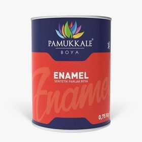 Pamukkale Enamel Krom Sarı 0.75 kg Sentetik Parlak Yağlı Boya