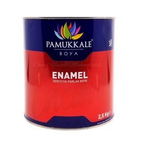 Pamukkale Enamel Metalik Gri 2.5 kg Sentetik Parlak Yağlı Boya
