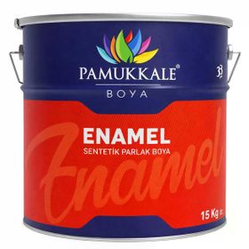 Pamukkale RAL 9005 Enamel 15 kg 80 Gloss Siyah Parlak Sentetik Boya