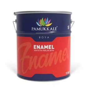 Pamukkale RAL 9016 Enamel 15 kg 80 Gloss Beyaz Parlak Sentetik Boya