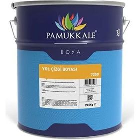 Pamukkale Sentetik Sarı 20 kg Yol Çizgi Boyası