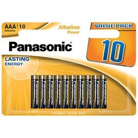 Panasonic Alkalin Power AAA İnce 10'lu Kalem Pil