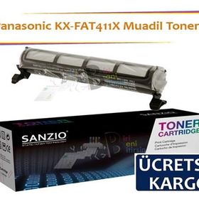 Panasonic KX-FAT411X Siyah Muadil Toner