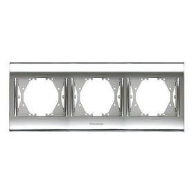 Panasonic Thea Blu Chrome Beyaz 3'lü Çerçeve