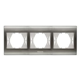 Panasonic Thea Blu Inox Beyaz 3'lü Çerçeve