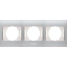 Panasonic Thea Blu Inox Matt Dore 3'lü Çerçeve
