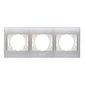 Panasonic Thea Blu Inox Matt Dore 3'lü Çerçeve