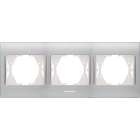 Panasonic Thea Blu Inox Matt Dore 3'lü Çerçeve