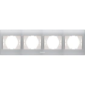 Panasonic Thea Blu Inox Matt Dore 4'lü Çerçeve