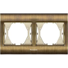 Panasonic WBTF08025AQ-TR Thea Blu Antique+Dore 2'li Çerçeve