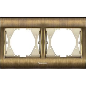 Panasonic WBTF08025AQ-TR Thea Blu Antique+Dore 2'li Çerçeve