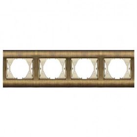 Panasonic WBTF08045AQ-TR Thea Blu Antique+Dore 4'lü Çerçeve