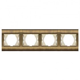 Panasonic WBTF08045AQ-TR Thea Blu Antique+Dore 4'lü Çerçeve