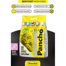 Pancho Bebek Pudralı 10 lt Kedi Kumu