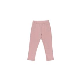 Panço 2221GK12006 Beli Lastikli Blok Parçalı Pembe Kız Çocuk Tayt