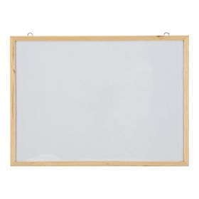 Panda 45x60 Naturel Ahşap Çerçeveli Yazı Tahtası