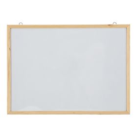 Panda 45x60 Naturel Ahşap Çerçeveli Yazı Tahtası
