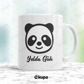 Panda Baskılı Porselen Kupa Bardak