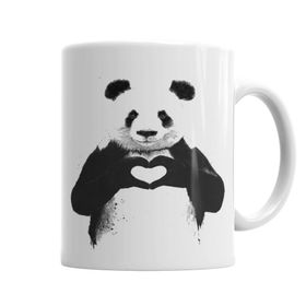 Panda Baskılı Porselen Kupa Bardak
