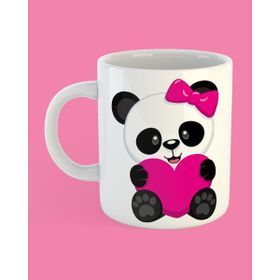 Panda Baskılı Porselen Kupa Bardak
