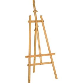 Panda Naturel Çam Ahşap Şövale