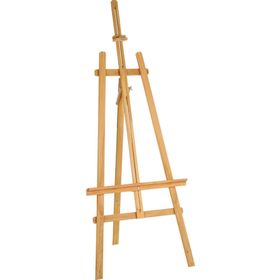 Panda Naturel Çam Ahşap Şövale
