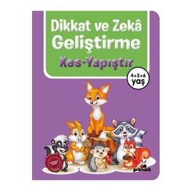 Panda Yayınları Dikkat ve Zeka Geliştirme Kes Yapıştır Beyaz