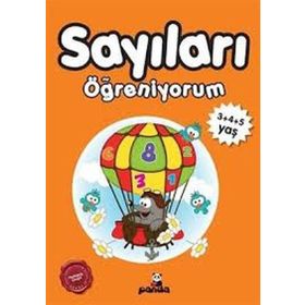 Panda Yayınları Sayıları Öğreniyorum 3-4-5 Yaş Etkinlik Kitabı