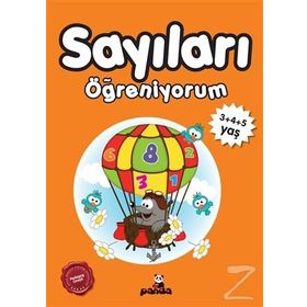 Panda Yayınları Sayıları Öğreniyorum 3-4-5 Yaş Etkinlik Kitabı