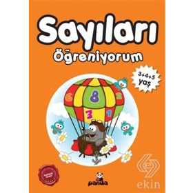 Panda Yayınları Sayıları Öğreniyorum 3-4-5 Yaş Etkinlik Kitabı