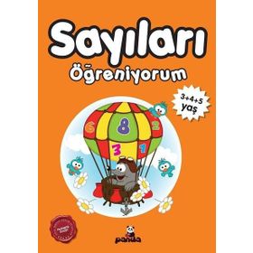 Panda Yayınları Sayıları Öğreniyorum 3-4-5 Yaş Etkinlik Kitabı