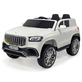 Pandamkee Ata GT 12 V Uzaktan Kumandalı Deri Koltuk Beyaz Akülü Araba