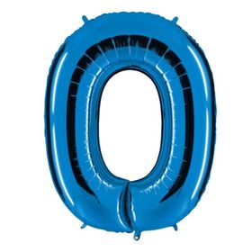Pandoli 100 cm Mavi 0 Rakam Folyo Balon