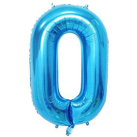 Pandoli 100 cm Mavi 0 Rakam Folyo Balon