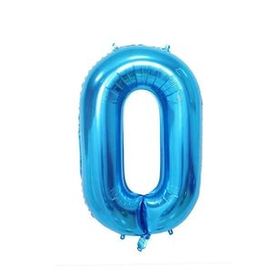 Pandoli 100 cm Mavi 0 Rakam Folyo Balon