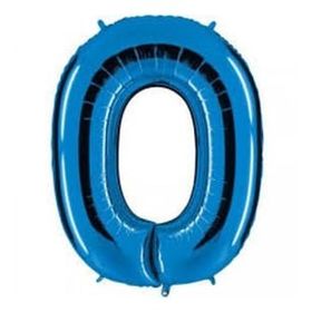 Pandoli 100 cm Mavi 0 Rakam Folyo Balon