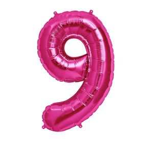 Pandoli 100 cm Pembe 9 Rakam Folyo Balon