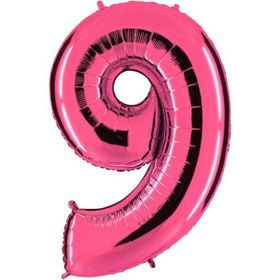 Pandoli 100 cm Pembe 9 Rakam Folyo Balon