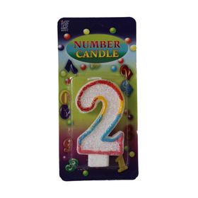 Pandoli 2 Rakamlı Numaralı Parti Mumu