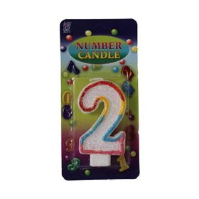 Pandoli 2 Rakamlı Numaralı Parti Mumu