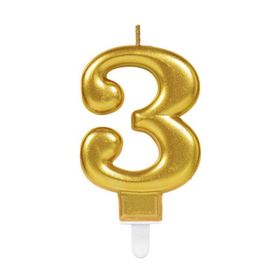 Pandoli 3 Rakamlı Numaralı Parti Mumu
