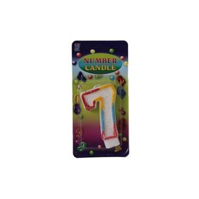 Pandoli 7 Rakamlı Numaralı Parti Mumu