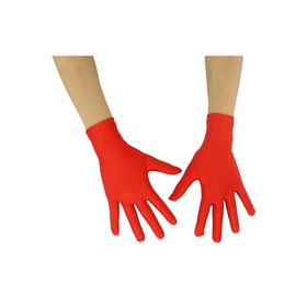 Pandoli Dansi Kırmızı Renk Gösteri Eldiveni Parti Eldiveni
